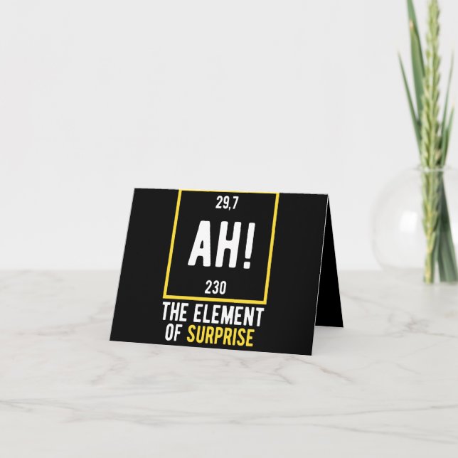 Ah The Element of Surprise (Anverso)