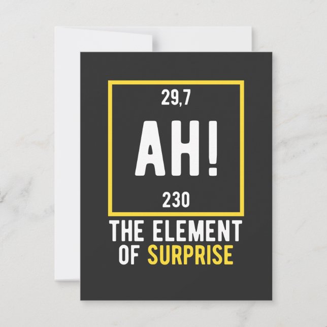 Ah The Element of Surprise (Anverso)