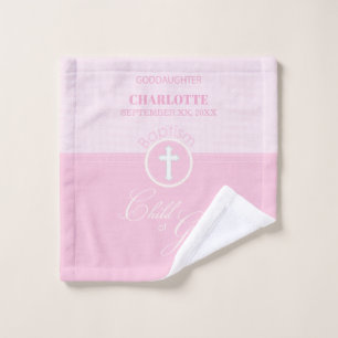 Ahijada Bautizo Rosa Hijo de Dios Personalizado