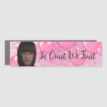 Ahmet Pone Calcomanía In Crust We Trust Love