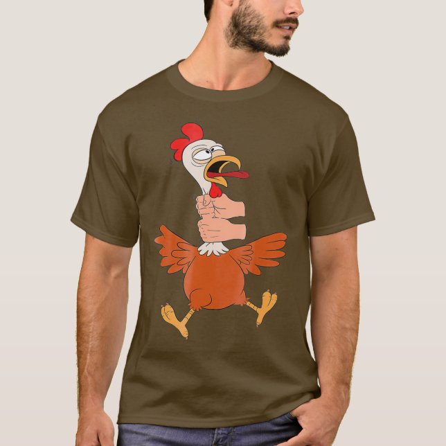 Ahogando la camiseta de pollo (Anverso)
