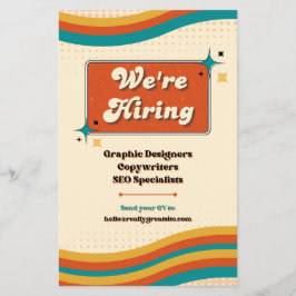 Ahora Contratando a Flyer