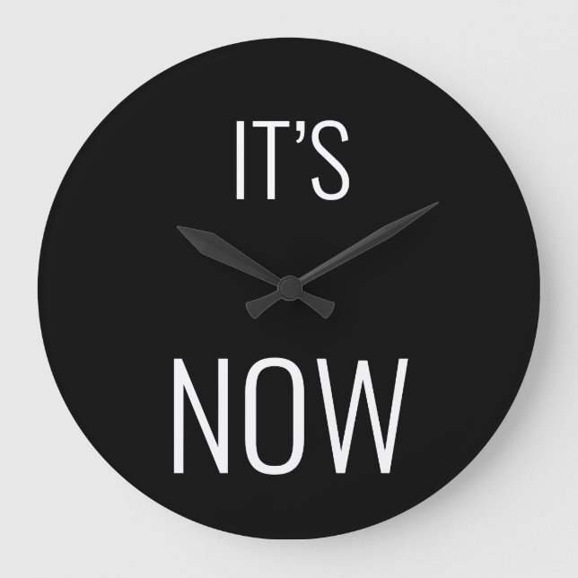 Ahora es el reloj (Anverso)