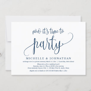Ahora Es Hora De Fiesta, Invitación De Elopamiento
