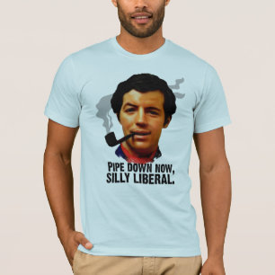 Ahora instale tubos abajo, camisa retra liberal