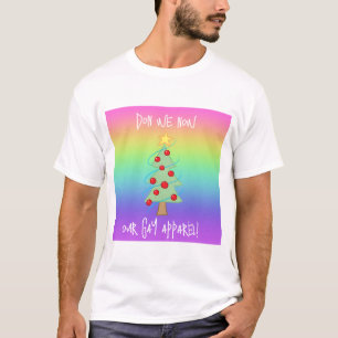 ¿Ahora nuestra ropa gay es camiseta arco iris?