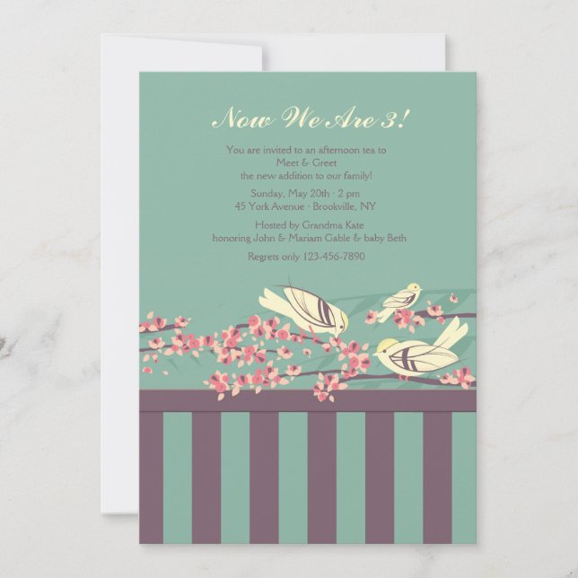 Ahora Somos Tres Encuentros E Invitación De Bienve (Anverso)