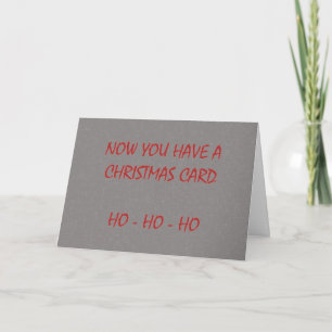 Ahora Tienes Una Tarjeta De Navidad