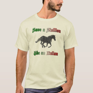 Ahorra un semental, monta un italiano camiseta mas
