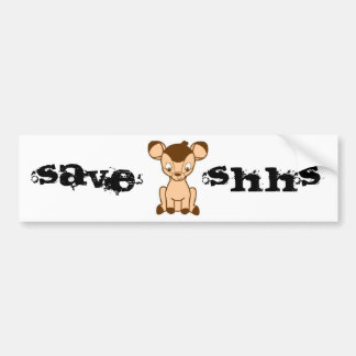 Ahorre a la pegatina para el parachoques de SHHS