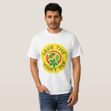"Ahorre camiseta de la abeja de la miel"
