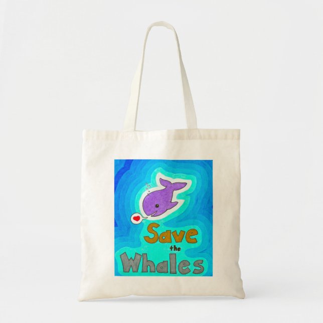 Ahorre el bolso de las ballenas (Frente)