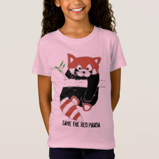 Ahorre el camisetas de FireFox de la panda roja