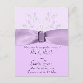 Ahorre el carril de la lavanda de la tarjeta de