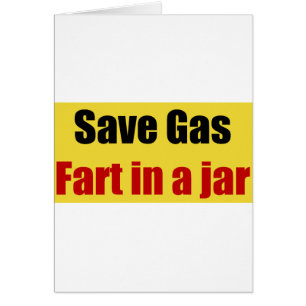 Ahorre el gas Fart en un tarro
