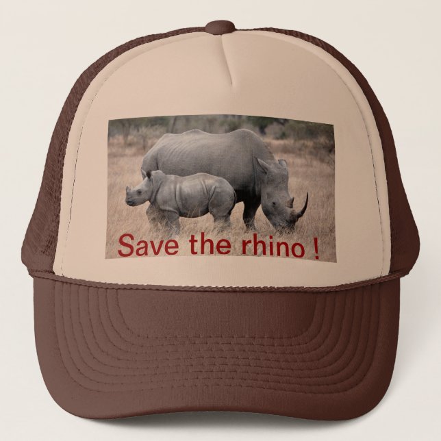 Ahorre el gorra del rinoceronte (Anverso)
