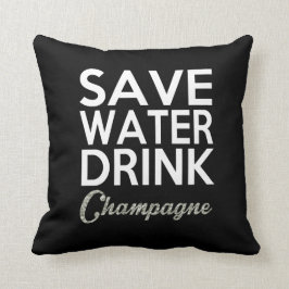 Ahorre la almohada de Champán de la bebida del