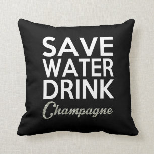 Ahorre la almohada de Champán de la bebida del