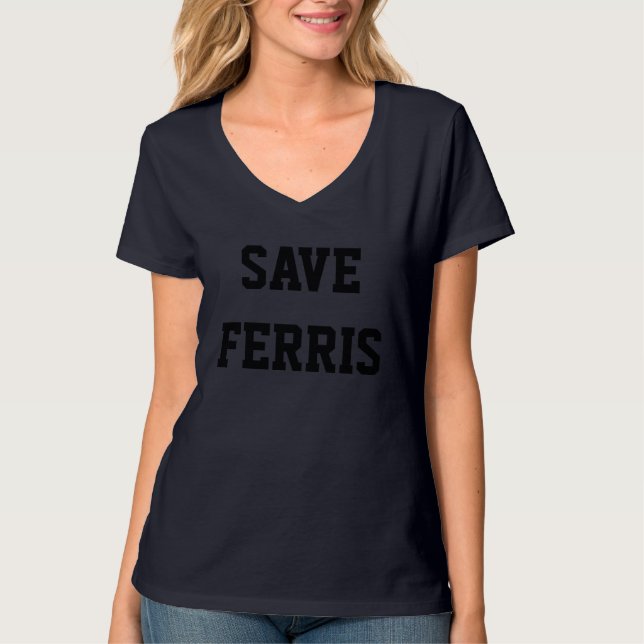 Ahorre la camisa de Ferris (Anverso)