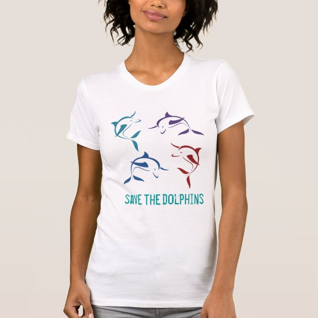 Ahorre la camisa de los delfínes (Anverso)