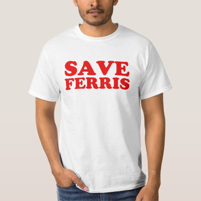 Ahorre la camisa de los hombres de Ferris (Anverso)
