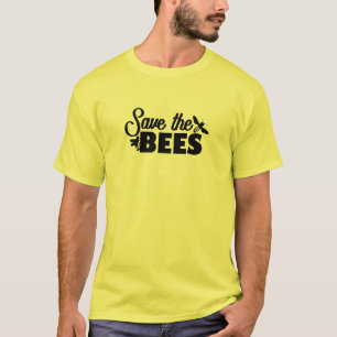 Ahorre la camisa de los hombres de las abejas