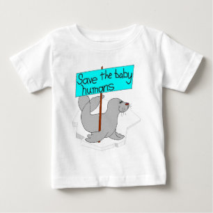 Ahorre la camisa del bebé de los seres humanos de