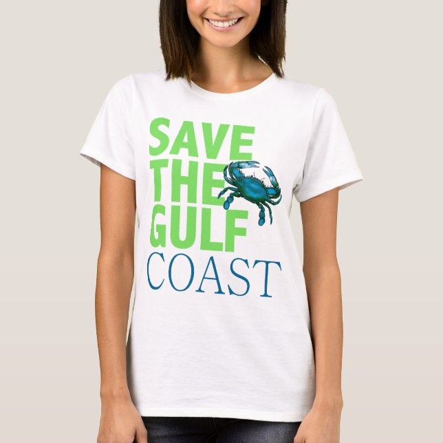 Ahorre la camisa para mujer de la Costa del Golfo (Anverso)