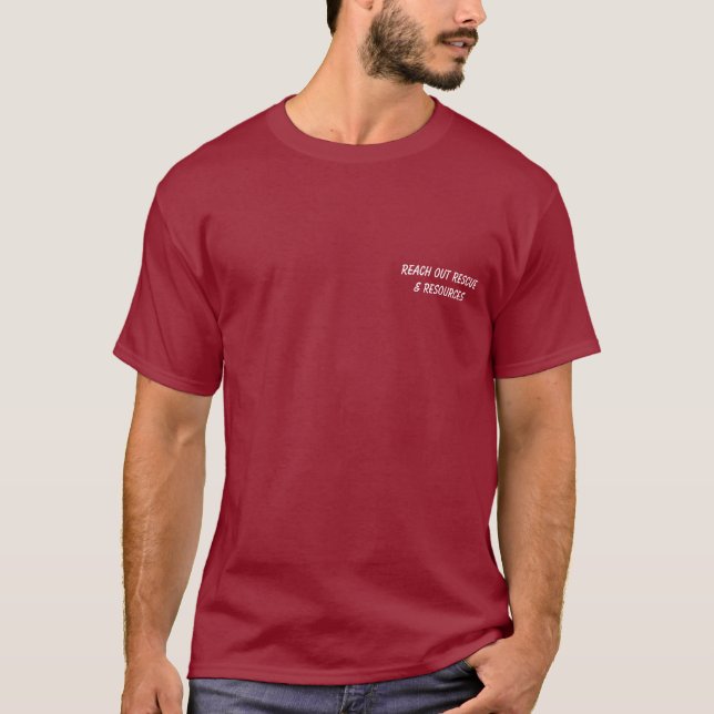 Ahorre la camisa unisex de la vida de un perro, (Anverso)