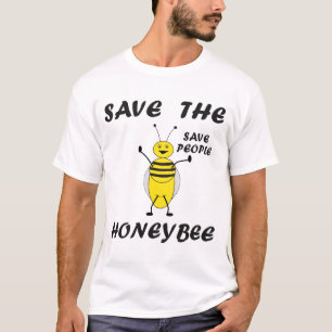 Ahorre la camiseta de la abeja