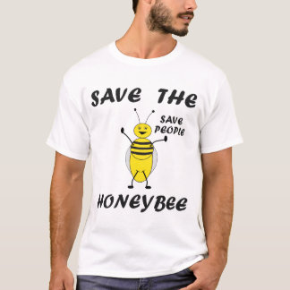 Ahorre la camiseta de la abeja