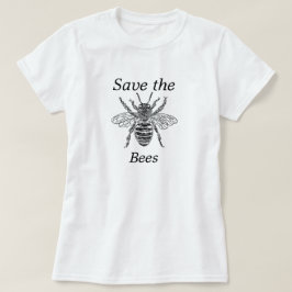 Ahorre la camiseta de las abejas