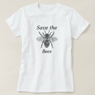 Ahorre la camiseta de las abejas