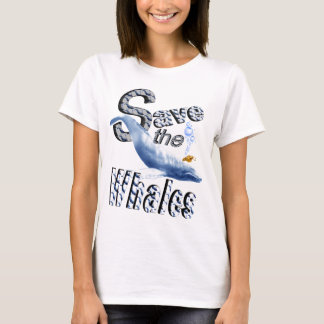 Ahorre la camiseta de las ballenas