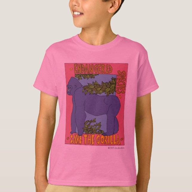 Ahorre la camiseta del gorila (Anverso)