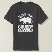 Ahorre la camiseta divertida de los unicornios