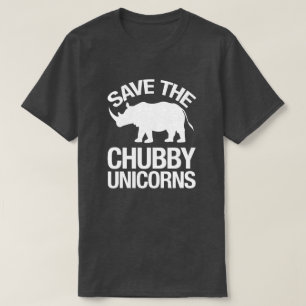 Ahorre la camiseta divertida de los unicornios