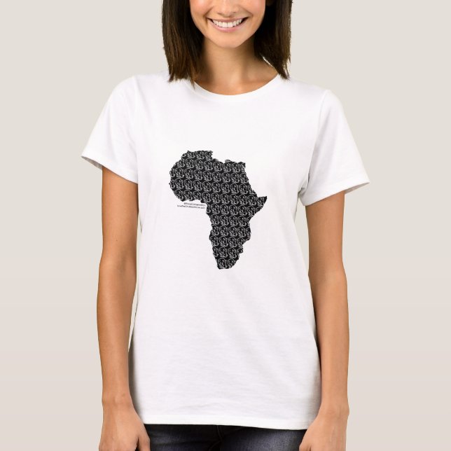 Ahorre la camiseta rechoncha de África del (Anverso)