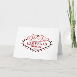 Ahorre la invitación de boda de Las Vegas de la