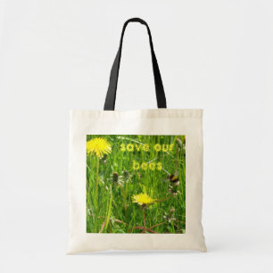 ahorre la nuestra bolsa de asas de las abejas