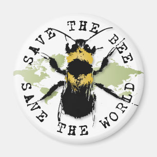 ¡Ahorre la reserva de la abeja… el mundo! Imán
