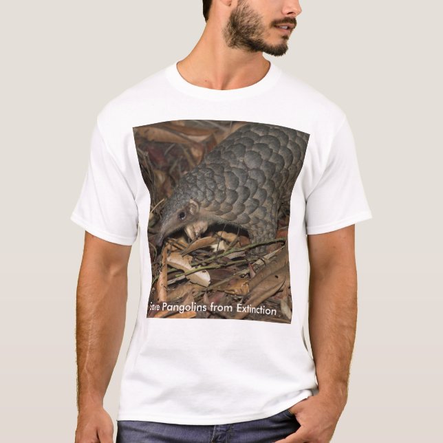 Ahorre los Pangolins de la camiseta de la (Anverso)