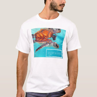 Ahorre nuestra camiseta de las tortugas de mar