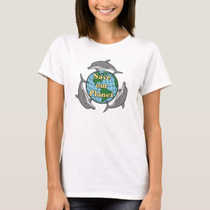 Ahorre nuestra camiseta del planeta