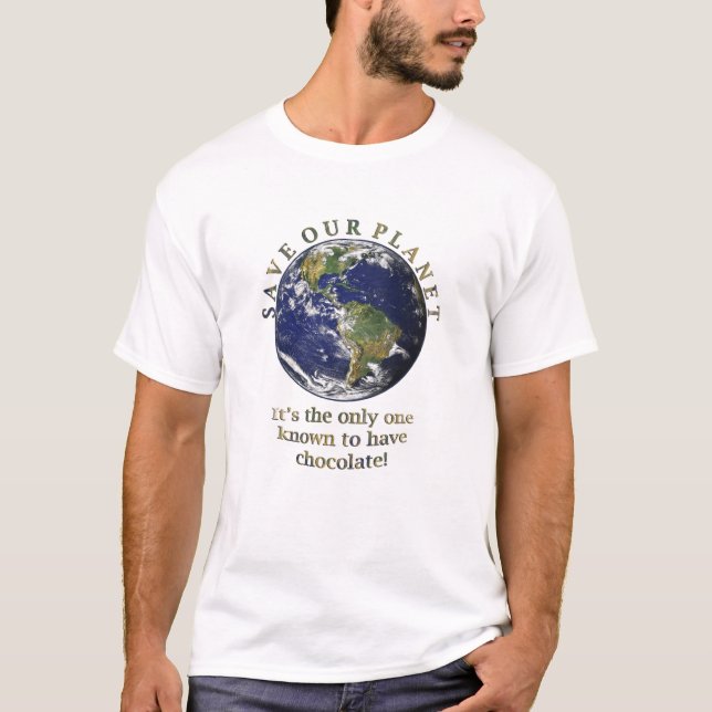 Ahorre nuestra camiseta del planeta (Anverso)