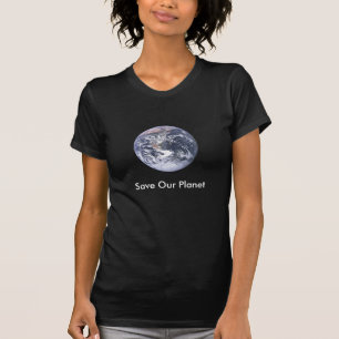 Ahorre nuestra camiseta del planeta