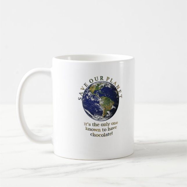Ahorre nuestra taza del planeta (Izquierda)