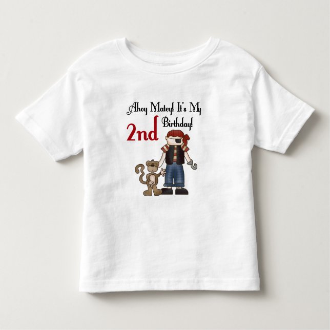 Ahoy 2das camisetas y regalos del cumpleaños del (Anverso)