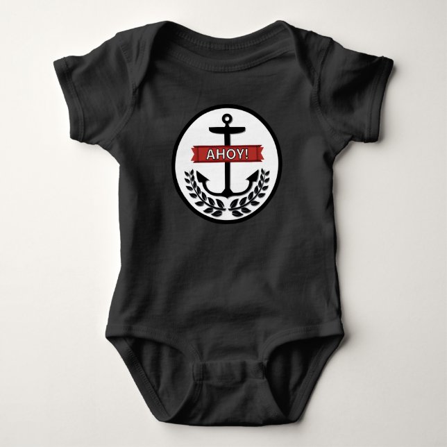 Ahoy - Baby Jersey Bodysuit  (Anverso)