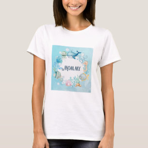 ¡Ahoy! Bajo el mar, futura camiseta de Baby Shower